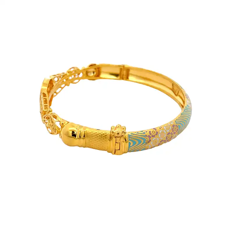 Meenakari - 22K Gold Fashion Bangle